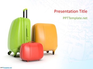 Free Travel Bags PPT Template