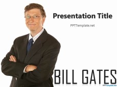 Bill Gates PowerPoint Template