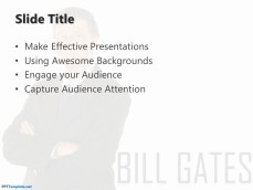 Bill Gates PPT Template for PowerPoint