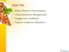 Example of Pizza Internal Slide Background for PowerPoint