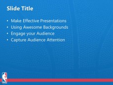 Free NBA PPT Template for Sport Presentations