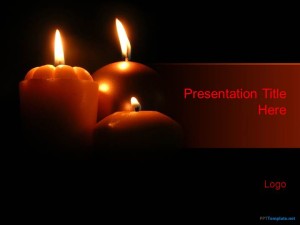 Free Candles PPT Template