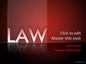 Free Law PPT Template