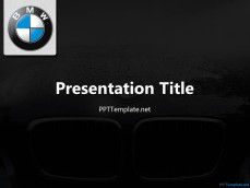 20032-bmw-with-logo-ppt-template-1