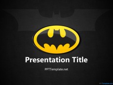 20068-batman-with-logo-ppt-template-1