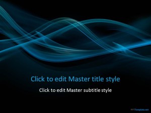 Free Abstract Dark Smoke PPT Template