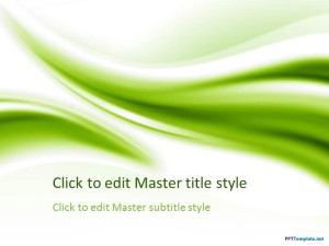 Free Abstract Green PPT Template