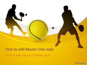 Free Tennis PPT Template