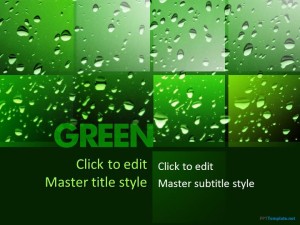 Free Going Green PPT Template