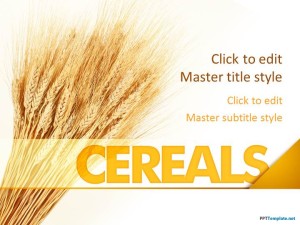 Free Cereals PPT Template