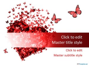 Free Red Heart PPT Template