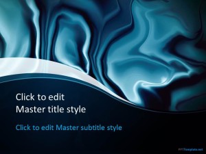Free Blue Abstract PPT Template