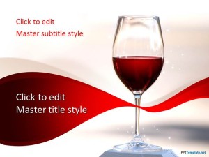 Free Red Wine PPT Template