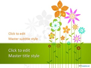 Free Floral PPT Template
