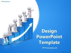 Business Design PowerPoint Template with 3D Chart