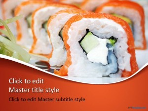 Free Sushi PPT Template