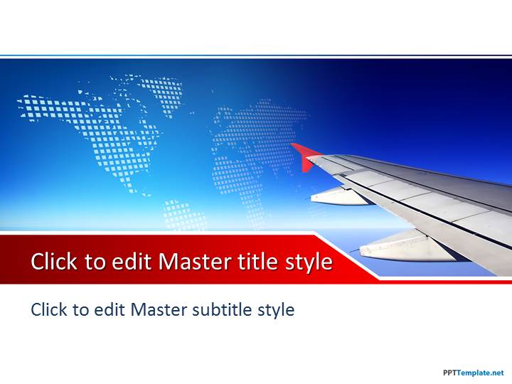  Free Plane  PPT  Template 