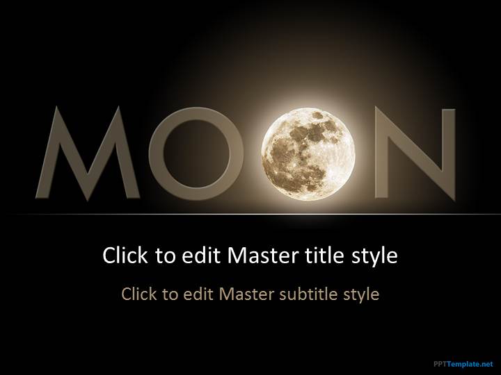Free Moon PPT Template