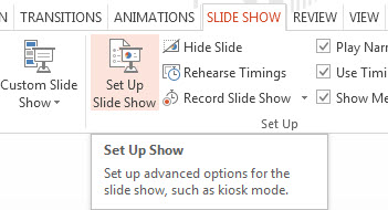 Run PowerPoint Presentation in Sizable or Small Window Without Fullscreen