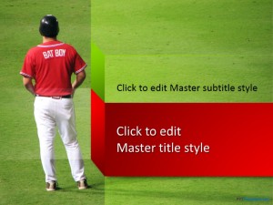 Free Baseball Batter PPT Template