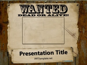Free Wanted PowerPoint Template
