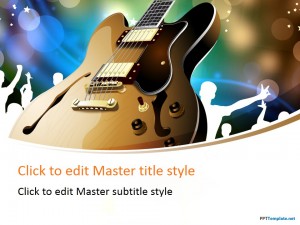 Free Guitar Performance PPT Template