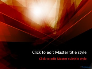 Free Dark Red PPT Template