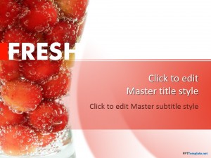 Free Fresh Fruits PPT Template