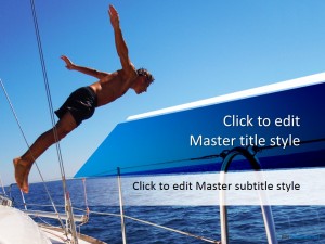 Free Diving Adventure PPT Template