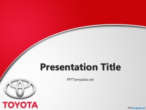 Free Toyota With Logo PPT Template