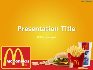 Free McDonald’s With Logo PPT Template