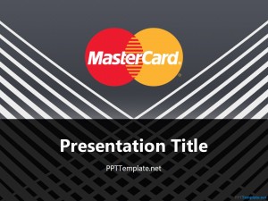 Free MasterCard With Logo PPT Template